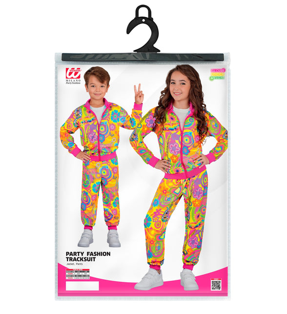 Verpakking hippie trainingspak kinderen met maten 116 tot 164 cm