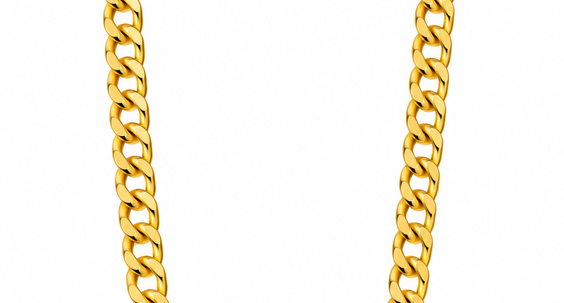 Collier Pimp faux or modèle fin