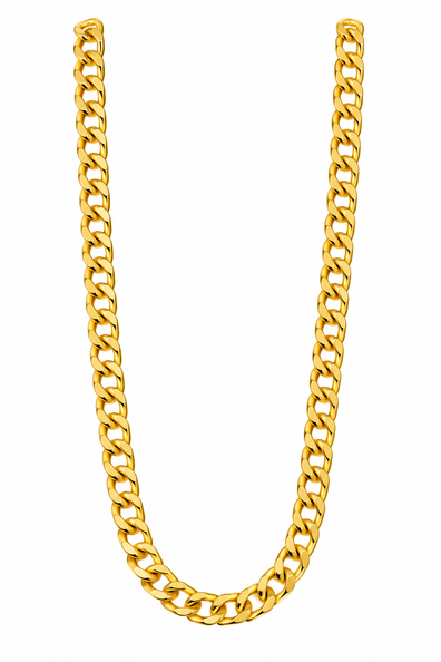 Collier Pimp faux or modèle fin