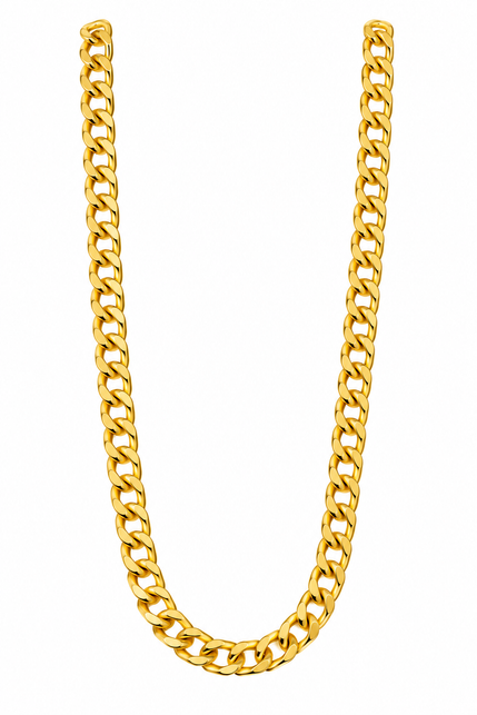Collier Pimp faux or modèle fin