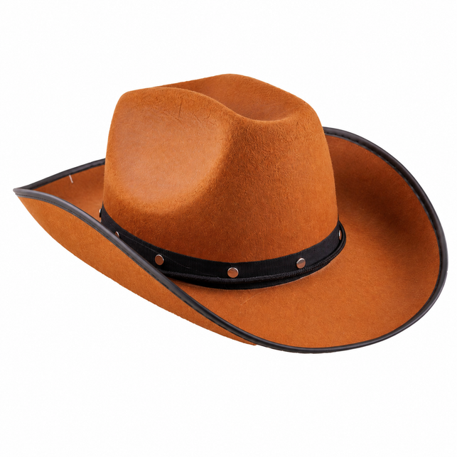 Cowboyhoed Glenn in zwart of bruin