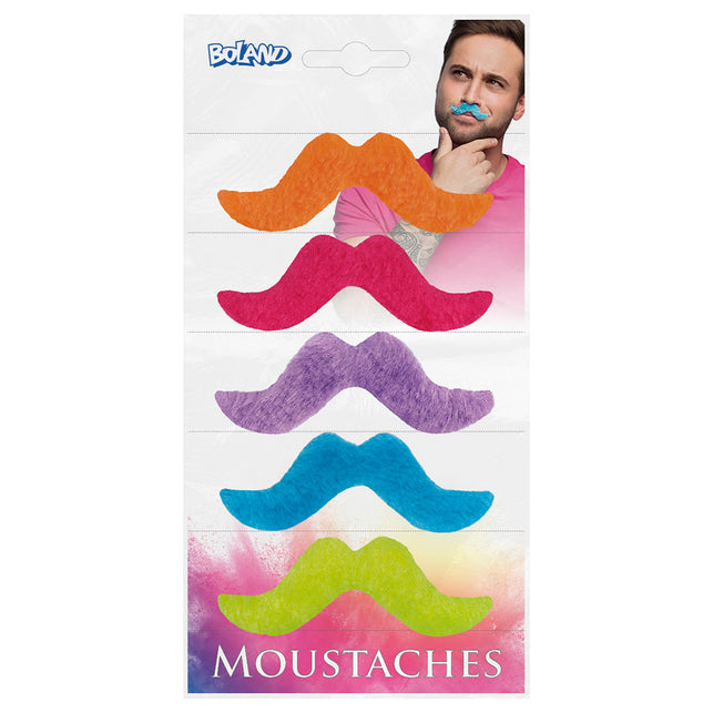 Boland 5 Snorren neon kleuren