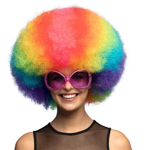 Boland Afropruik Clown Rainbow deluxe