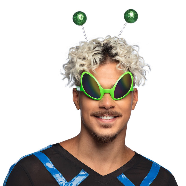 Boland Alien verkleed set buitenaards
