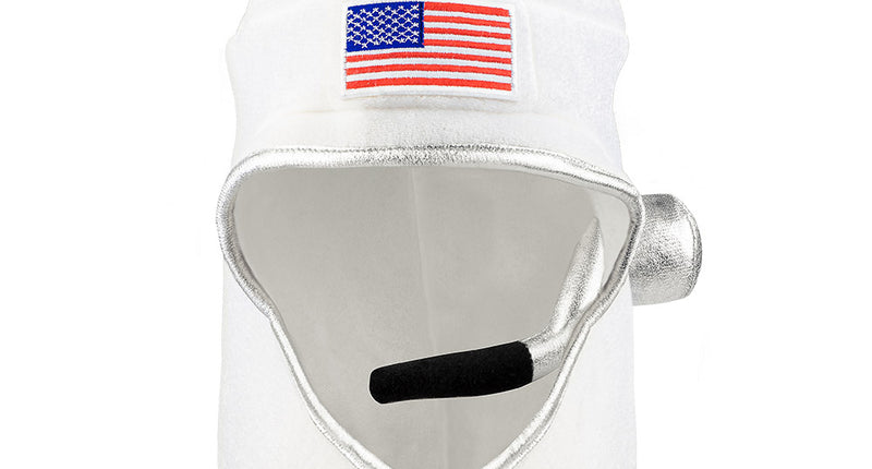 Boland Astronauten helm muts wit