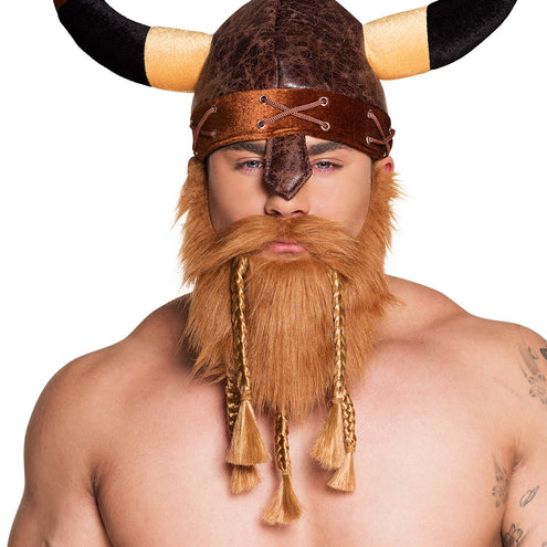 Boland Baard Viking met vlechten