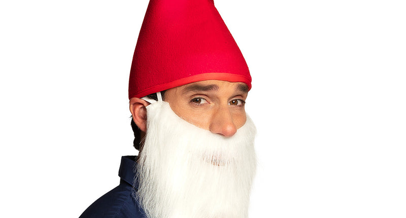 Boland Baard wit kabouter / kapitein