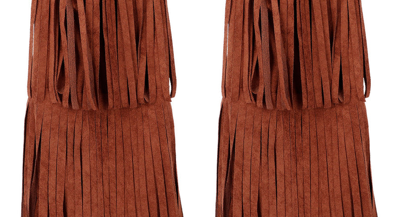 Boland Beenwarmers bruin franjes Festival