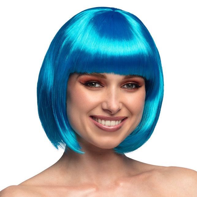 Boland Boblijn pruik Cabaret icy blue