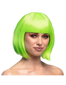 Boland Boblijn pruik Cabaret limoen  lime groen