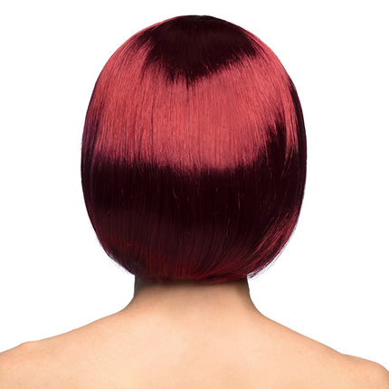 Boland Boblijn pruik Cabaret mahonie bruin