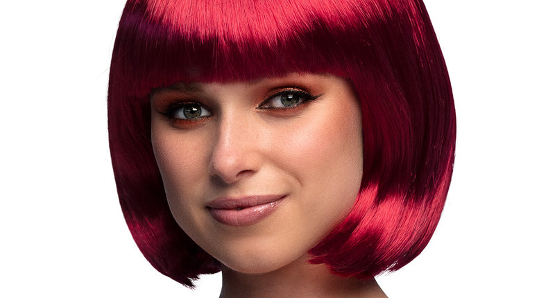 Boland Boblijn pruik Cabaret robijn rood