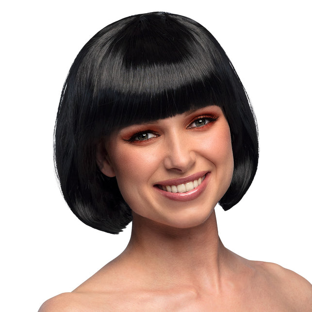 Boland Boblijn pruik Cabaret zwart