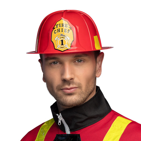 Boland Brandweerhelm rood volwassenen Chief