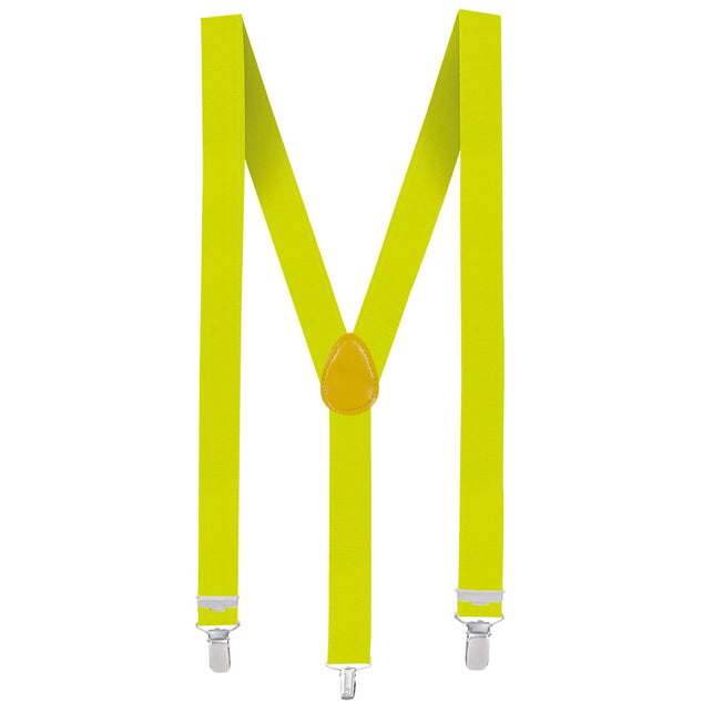 Boland Bretels Basic neon geel