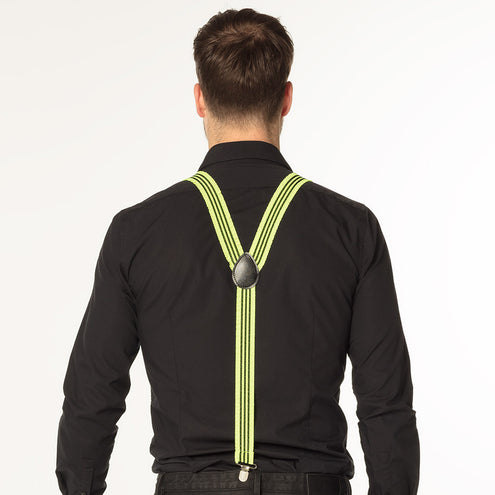 Boland Bretels Ruches neon geel