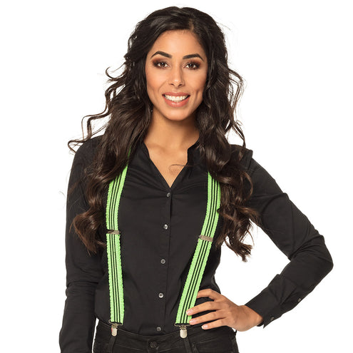 Boland Bretels Ruches neon groen