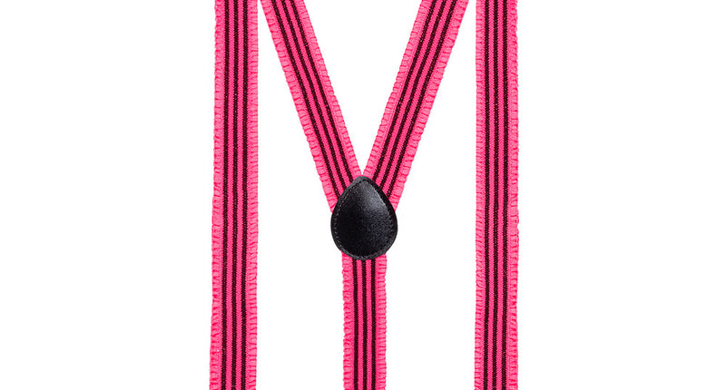 Boland Bretels Ruches neon roze