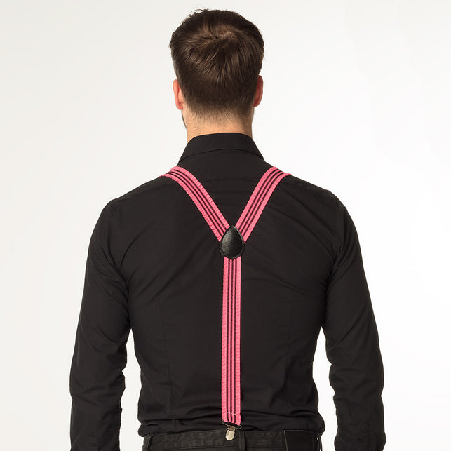 Boland Bretels Ruches neon roze