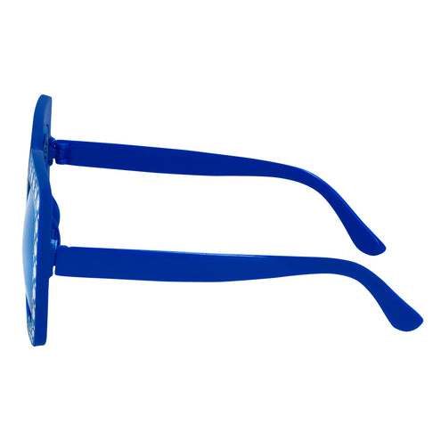 Boland Bril Bling bling blauw