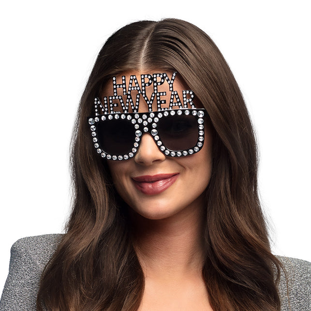 Boland Bril Bling bling 'Happy New Year'