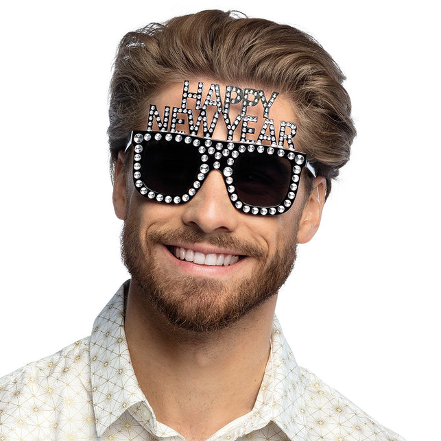 Boland Bril Bling bling 'Happy New Year'