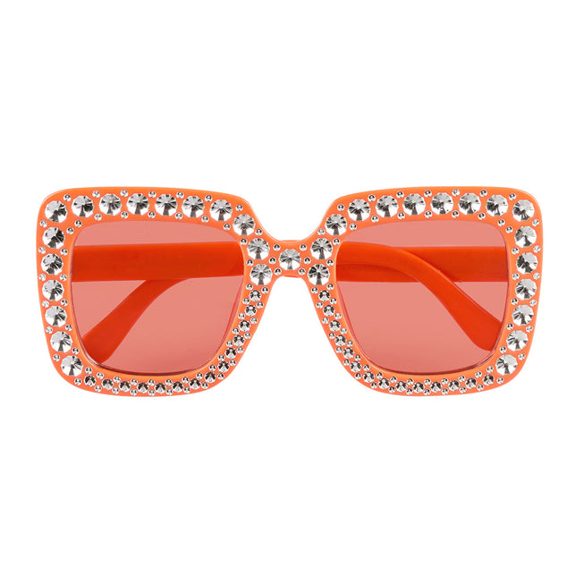 Boland Bril Bling bling oranje