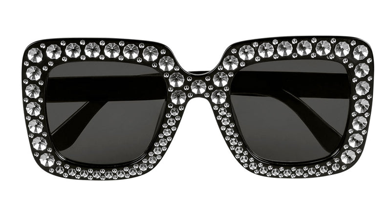 Boland Bril Bling bling zwart