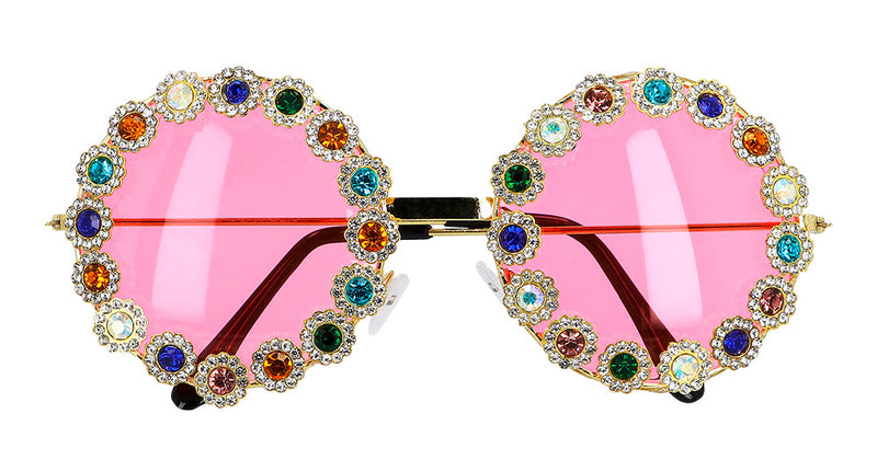 Boland Bril bloemen Crystal Hippie