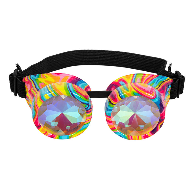 Boland Bril Bubble steampunk regenboog