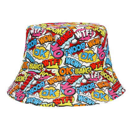 Boland Bucket hat Rave pop art