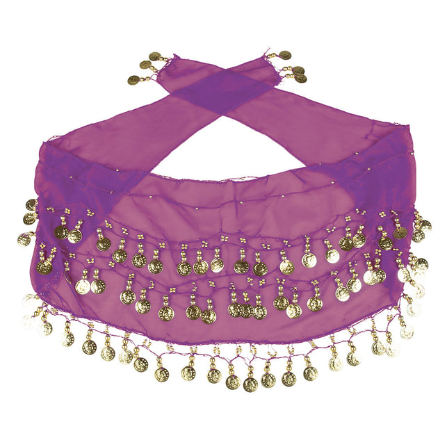 Boland Buikdanseres verkleed set Belly dance paars