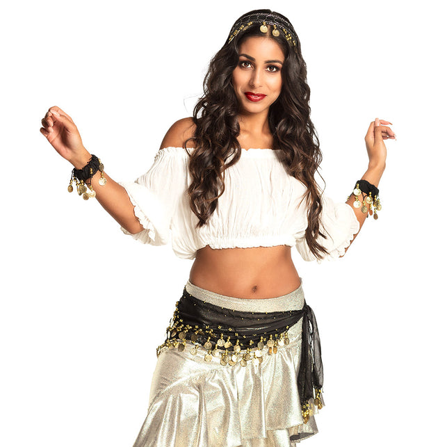 Boland Buikdanseres verkleedset Belly dance zwart