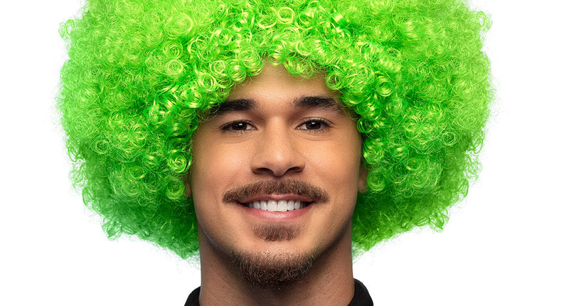 Boland Clown pruik afro krullen Groove blond