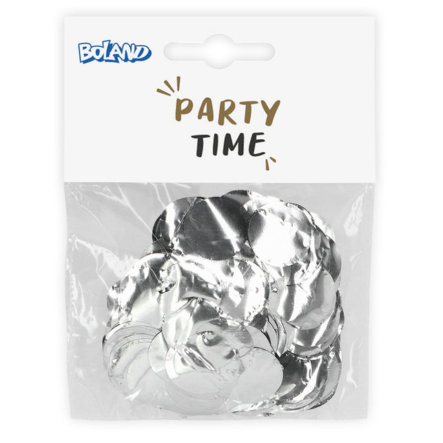 Boland Confetti Metallic zilver