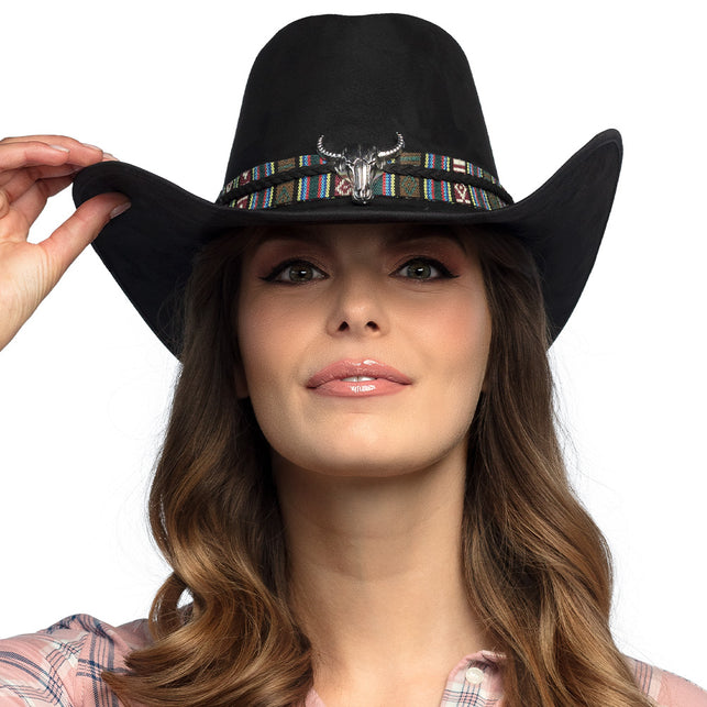 Boland Cowboyhoed Django zwart