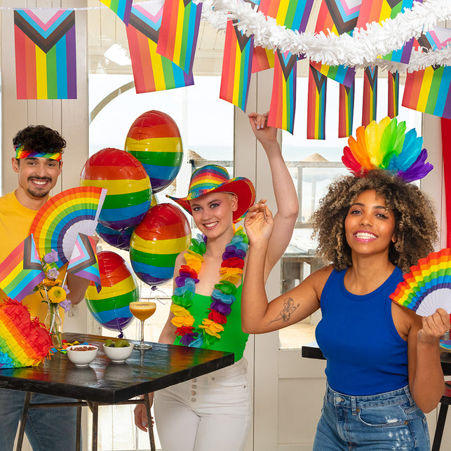 Boland Cowboyhoed regenboog pailletten Pride