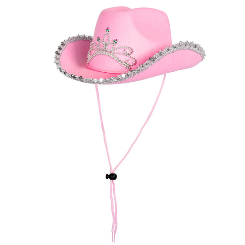 Boland Cowboyhoed roze kind Glimmer