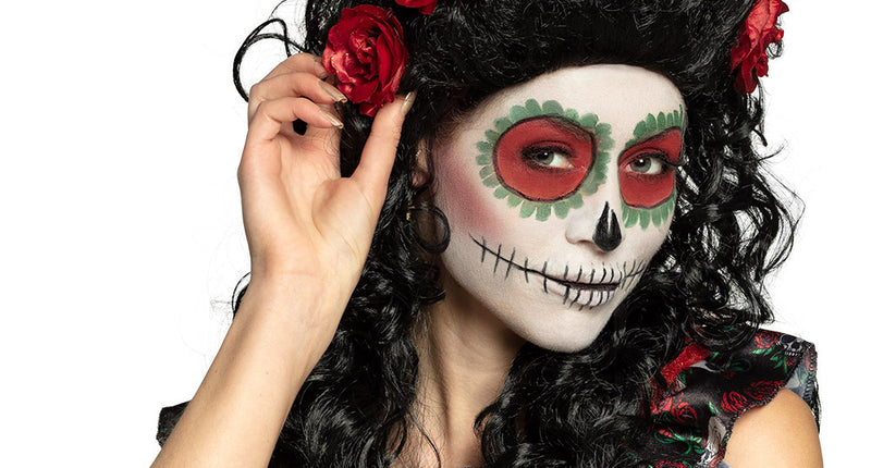 Boland Day of the death pruik Spaanse Catrina