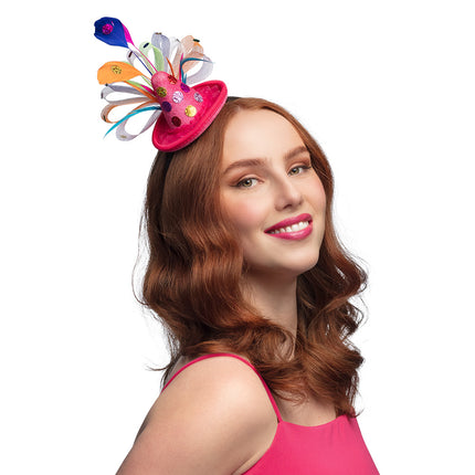 Boland Diadeem clown kleurrijk