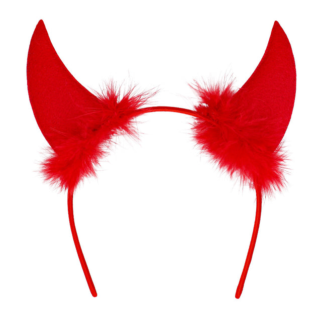 Boland Diadeem duivelhoorntjes Demoon rood