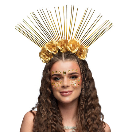 Boland Diadeem Halo kroon Nova goud Grieks