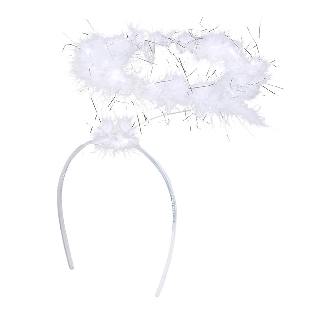 Boland Diadeem Halo wit