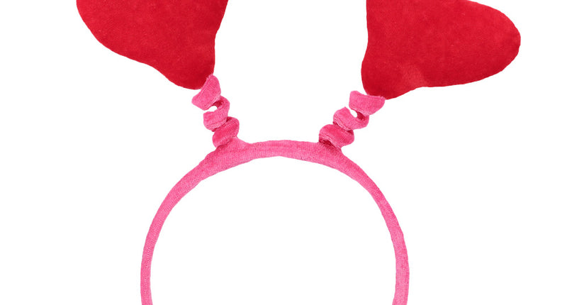 Boland Diadeem hartjes haarband rood