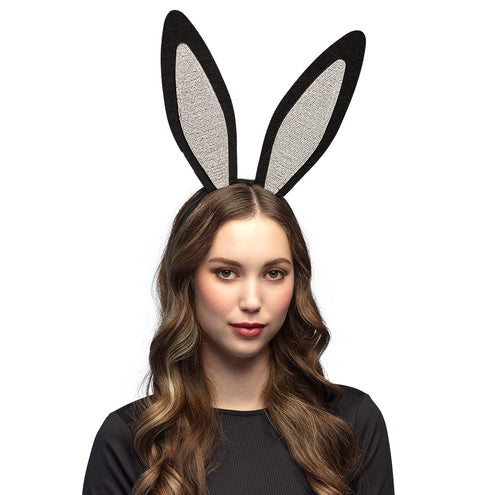 Boland Diadeem konijnen oren glitter groot