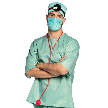 Boland Dokter Chirurg Verpleegster verkleed set compleet
