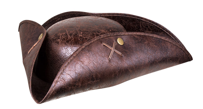 Boland Driesteek bruin hoed Admiraal Valerie Tricorn