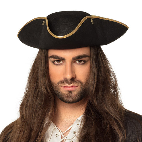 Boland Driesteek zwart hoed Admiraal Henry Tricorn