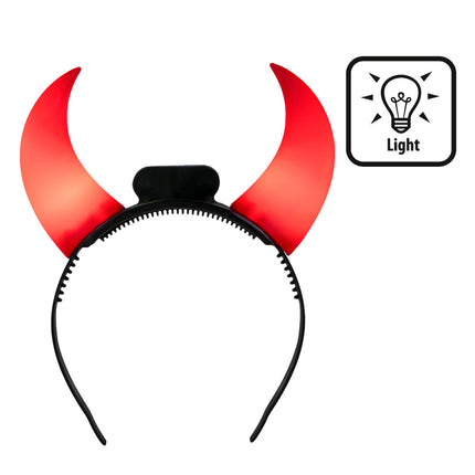 Boland Duivelhoorntjes met verlichting rood