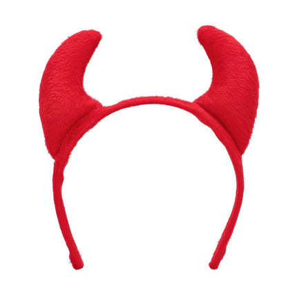 Boland Duivelset hoorntjes diadeem en staart rood